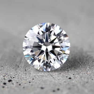 Piedra de moissanita de forma especial de color blanco VVS1 redonda sin defectos