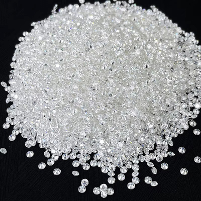 Moissanite de pelea redonda de tamaño pequeño 1.0 CT por paquete con efectos ópticos de juego de colores