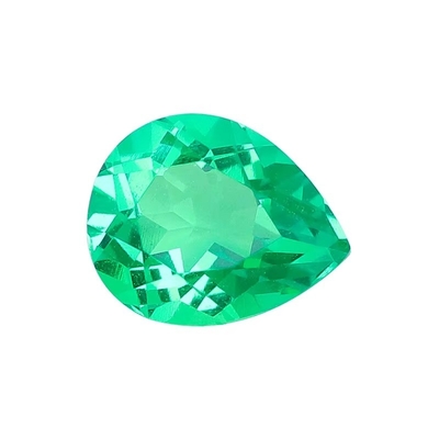 Esmeralda de laboratorio de cultivo sintético, piedra preciosa VVS de todos los tamaños y formas personalizadas