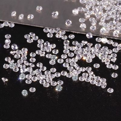 Gemas 0,8-2,9 mm Blanco CZ Piedra de tamaño pequeño suelto 5A cúbico Zirconia para joyas de mujer