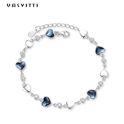 ODM de la pulsera del encanto de la plata del vintage de los 0.19m los 0.83in Sterling Silver Jewelry Bracelets