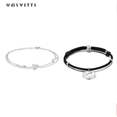 Pulsera del aeroplano de papel del SGS 0.19oz ODM de Sterling Silver Bracelet de 9,5 pulgadas