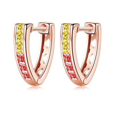 aro Sterling Silver Jewelry Earrings del 1.35cm