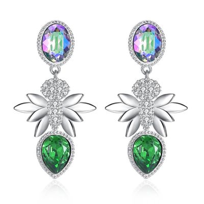 Pendientes de Diamond Gift Sterling Silver Jewelry
