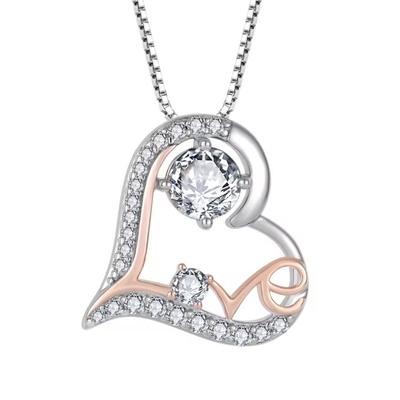 YASVITTI Te quiero colgante de corazón collares cumpleaños día de San Valentín día de la madre Navidad mamá regalos joyas para mujeres
