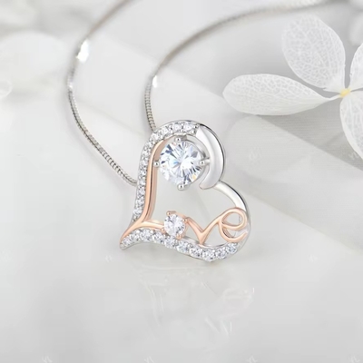 YASVITTI Te quiero colgante de corazón collares cumpleaños día de San Valentín día de la madre Navidad mamá regalos joyas para mujeres