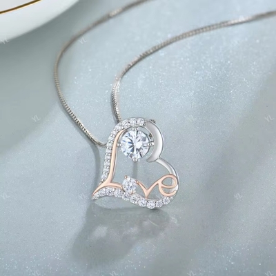 YASVITTI Te quiero colgante de corazón collares cumpleaños día de San Valentín día de la madre Navidad mamá regalos joyas para mujeres