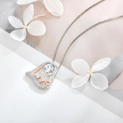 YASVITTI Te quiero colgante de corazón collares cumpleaños día de San Valentín día de la madre Navidad mamá regalos joyas