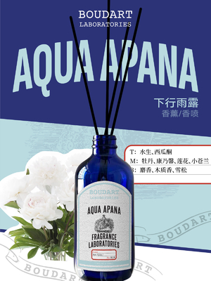 AQUA APANA Difusor de Reed Perfume Botella de vidrio de aceite esencial Aroma palos de ratán para la decoración del hogar