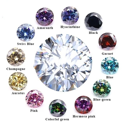 DEF Color de Moissanita VVS Pasador de Diamante Piedra de Moissanita Oval suelta