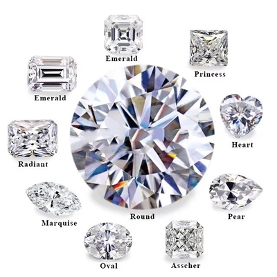 DEF Color de Moissanita VVS Pasador de Diamante Piedra de Moissanita Oval suelta