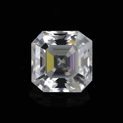 Piedra de moissanita de forma especial de color blanco VVS1 redonda sin defectos