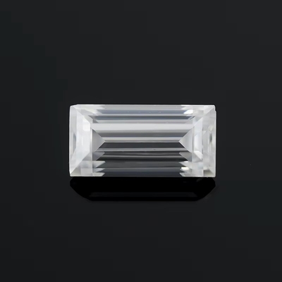 Piedra de moissanita de forma especial de color blanco VVS1 redonda sin defectos