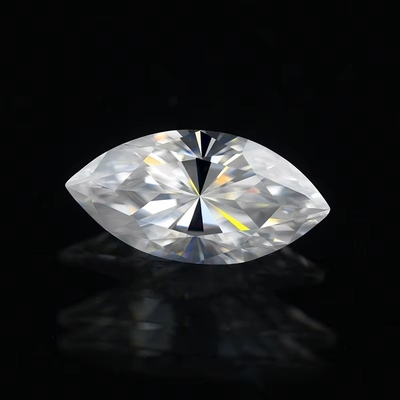 Piedra de moissanita de forma especial de color blanco VVS1 redonda sin defectos