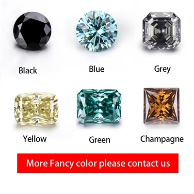 Muebles de joyería de Moissanite Diamante en forma de corazón para anillos