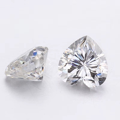 Muebles de joyería de Moissanite Diamante en forma de corazón para anillos