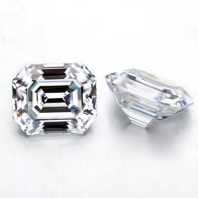 Esmeralda cortada EF Blanco VVS piedra preciosa sintética Moissanita suelta Diamante para anillos