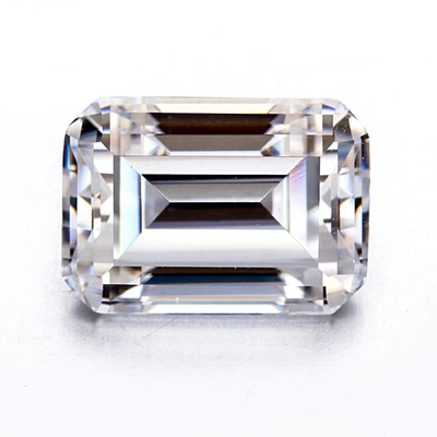 Esmeralda cortada EF Blanco VVS piedra preciosa sintética Moissanita suelta Diamante para anillos