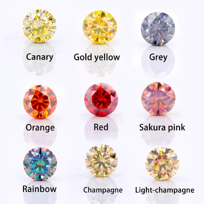 Esmeralda cortada EF Blanco VVS piedra preciosa sintética Moissanita suelta Diamante para anillos