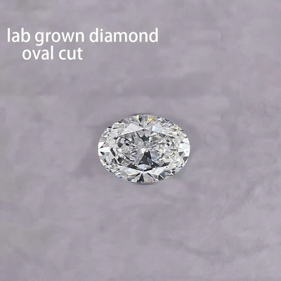 Gran tamaño 5ct Corte oval CVD E F VS1 VS2 IGI Diamante suelto de laboratorio