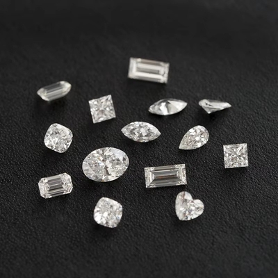 Corte de la princesa 1.4 * 1.4 * 4 * 4 mm Melee HPHT DEF VS Cuadrado Laboratorio Creado Diamantes Moissanite
