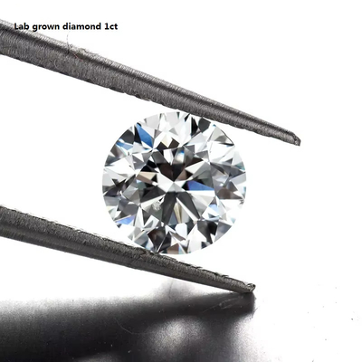 1 quilate HPHT CVD Diamante DEF Color VS VVS Redondo Diamante de corte brillante de laboratorio crecido suelto