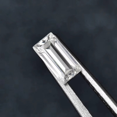 Roda Blanca Melee Moissanite Piedra Baguette Cortar piedra preciosa suelta para la fabricación de joyas