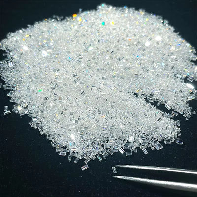 Un peleo impecable de moissanita baguette cortado suelto D Color Vvs1 Diamante de moissanita