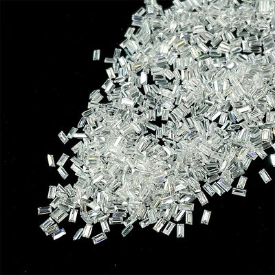 Un peleo impecable de moissanita baguette cortado suelto D Color Vvs1 Diamante de moissanita