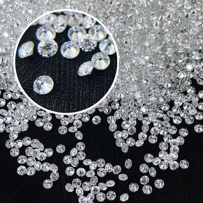 Joyería Blanco VVS Melee Moissanite Diamante, personalizado Melee Rocas de Moissanite sueltas