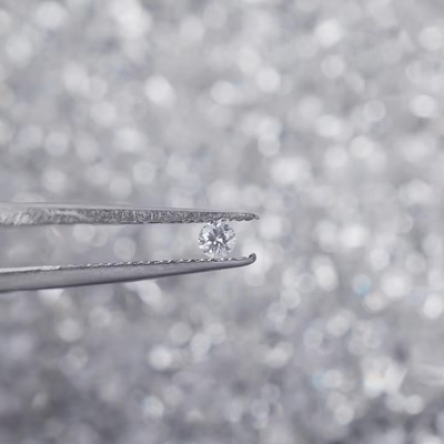 GRA sintético VVS Melee Moissanita redonda brillante cortada suelta piedras preciosas Moissanita diamante