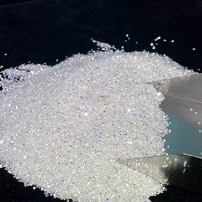 Moissanite de pelea redonda de tamaño pequeño 1.0 CT por paquete con efectos ópticos de juego de colores