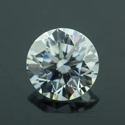 3A/5A Zirconia cúbica piedras sueltas de corte brillante forma redonda color blanco 6mm 8mm piedra preciosa
