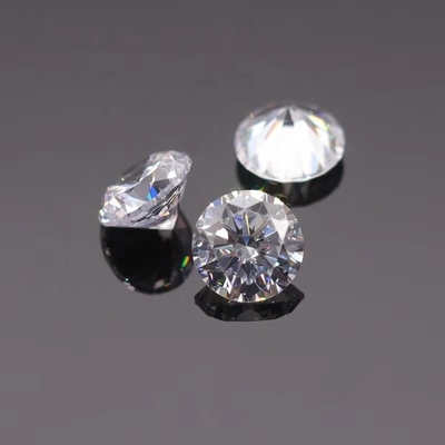 3A/5A Zirconia cúbica piedras sueltas de corte brillante forma redonda color blanco 6mm 8mm piedra preciosa