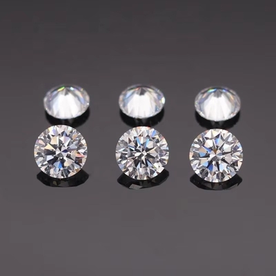 3A/5A Zirconia cúbica piedras sueltas de corte brillante forma redonda color blanco 6mm 8mm piedra preciosa
