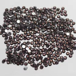 Rosa cortada cúbica zirconia moissanita redonda brillante cortada piedras preciosas tratamientos térmicos aplicados