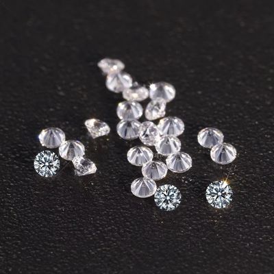 Gemas 0,8-2,9 mm Blanco CZ Piedra de tamaño pequeño suelto 5A cúbico Zirconia para joyas de mujer