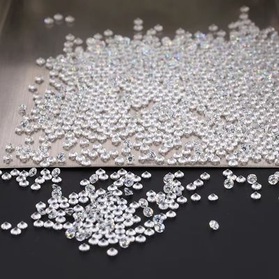 Gemas 0,8-2,9 mm Blanco CZ Piedra de tamaño pequeño suelto 5A cúbico Zirconia para joyas de mujer