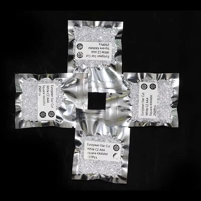 Gemas 0,8-2,9 mm Blanco CZ Piedra de tamaño pequeño suelto 5A cúbico Zirconia para joyas de mujer