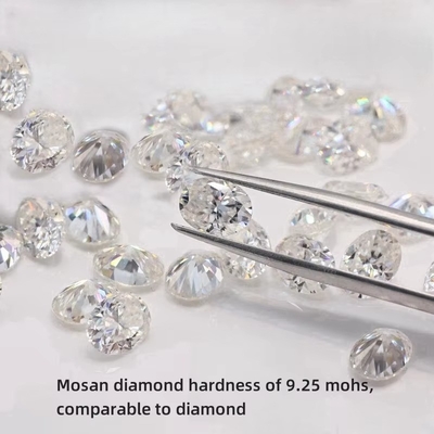 Diamante de moissanita de corte oval y brillante 3*5mm-10*14mm Tamaño pequeño para la fabricación de joyas