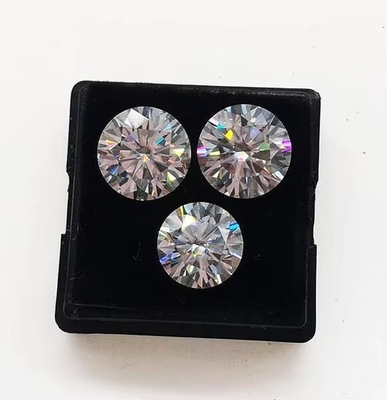 Moissanite Rodillo Redondo Corte Brillante Laboratorio Creado VVS Suelto Moissanite Diamante Para Anillos de Boda Moissanite Anillos Marquesa