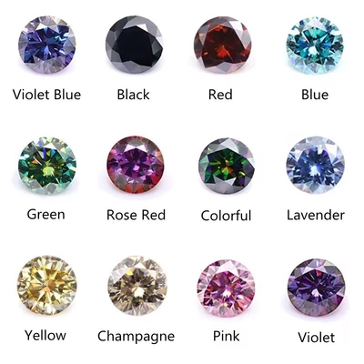 Princess Cut Vivido Amarillo Mosanita VVS Suelto Esmeralda Moissanita Diamante anillos de moissanita rosa anillo de promesa de moissanita