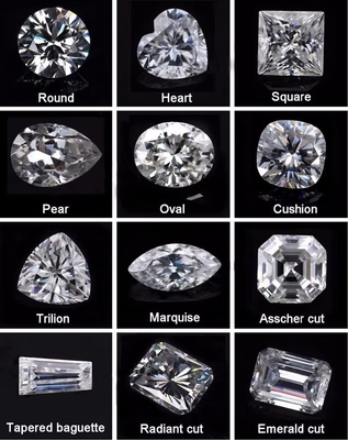 Fabricantes Piedra suelta de moissanita al por mayor Prueba de diamante GRA diamante redondo Piedra suelta de moissanita para la fabricación de joyas