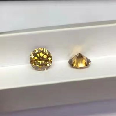 Laboratorio al por mayor creado blanco amarillo rojo rosa negro azul diamante redondo brillante corte suelto moissanite para joyería
