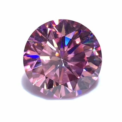 Laboratorio al por mayor creado blanco amarillo rojo rosa negro azul diamante redondo brillante corte suelto moissanite para joyería