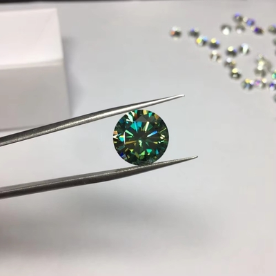 Laboratorio al por mayor creado blanco amarillo rojo rosa negro azul diamante redondo brillante corte suelto moissanite para joyería