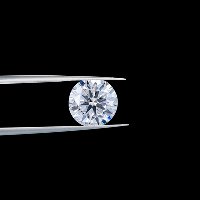 Piedra preciosa de forma ovalada 2-10ct Blanco redondo cortado suelto Moissanite para anillos de compromiso