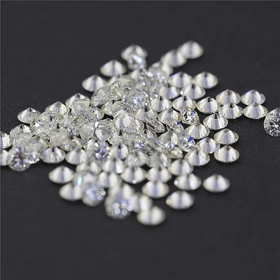 Piedra preciosa de forma ovalada 2-10ct Blanco redondo cortado suelto Moissanite para anillos de compromiso