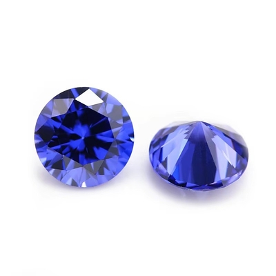Por mayor 3A Colores CZ piedras redondeadas 3,0 mm, 9,0 mm Cubicos sueltos de moissanita Diamante para joyas de plata