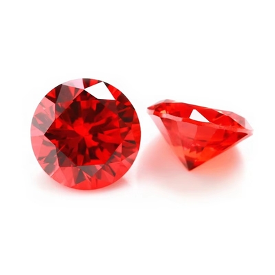 Por mayor 3A Colores CZ piedras redondeadas 3,0 mm, 9,0 mm Cubicos sueltos de moissanita Diamante para joyas de plata